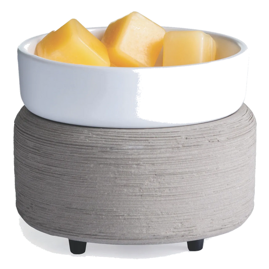 Grey Texture 2-In-1 Classic Fragrance Warmer