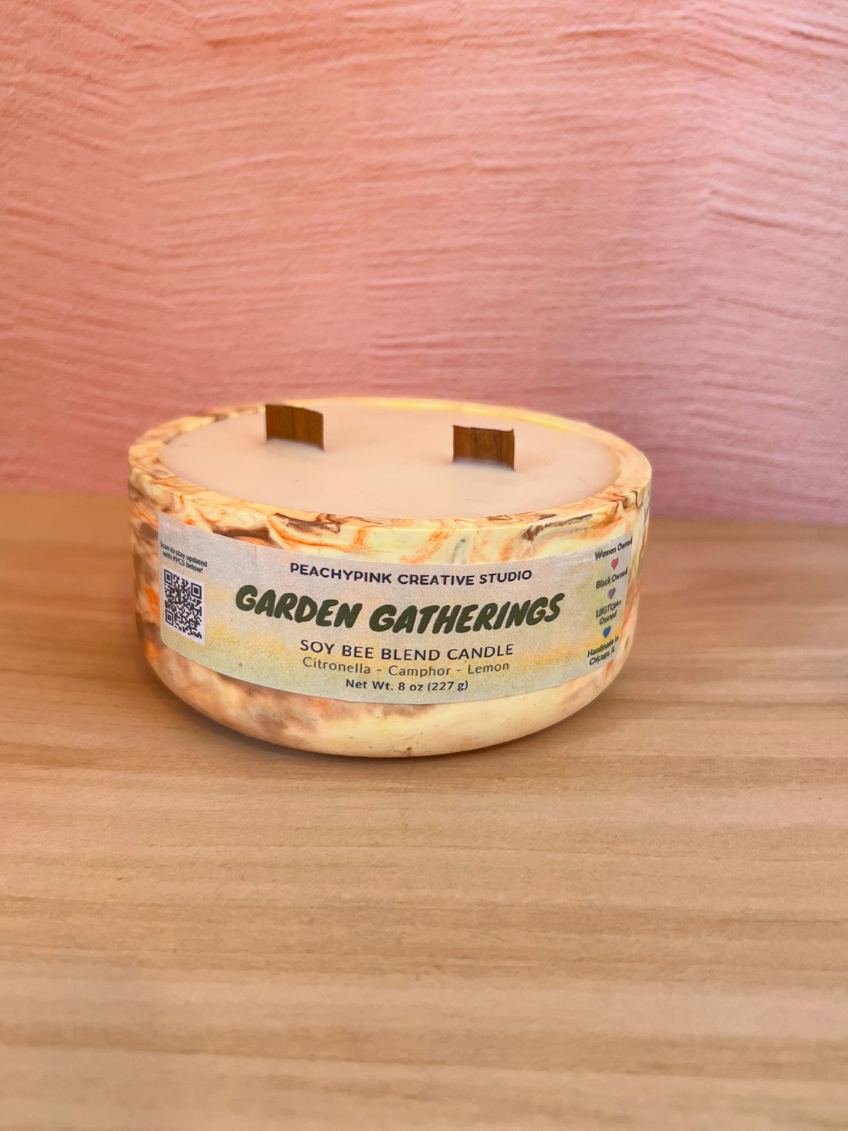 Garden Gatherings 8oz Citronella Candle